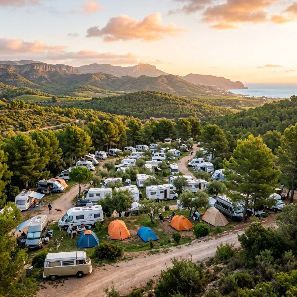 Acampada del CCC Valencia en plena naturaleza